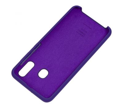 Чохол для Samsung Galaxy A20/A30 Silky Soft Touch фіолетовий 1050087