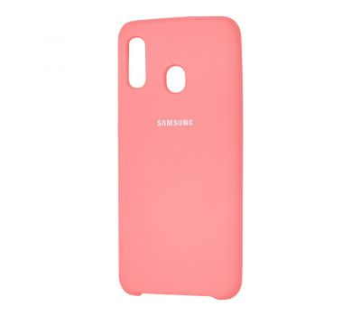 Чохол для Samsung Galaxy A20/A30 Silky Soft Touch персиковий 2 1050059