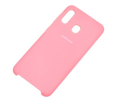 Чохол для Samsung Galaxy A20/A30 Silky Soft Touch світло-рожевий 1050066