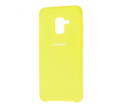 Чохол для Samsung Galaxy A8 2018 (A530) Silky Soft Toch лимонний 1050240