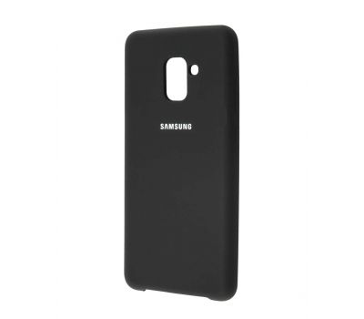 Чохол для Samsung Galaxy A8+ 2018 (A730) Silky Soft Touch чорний 1050358