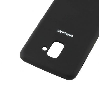 Чохол для Samsung Galaxy A8+ 2018 (A730) Silky Soft Touch чорний 1050359