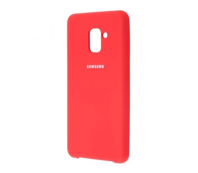 Чохол для Samsung Galaxy A8+ 2018 (A730) Silky Soft Touch червоний 1050303