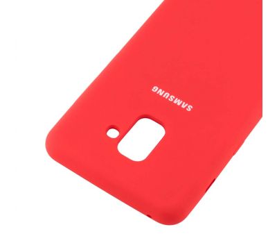 Чохол для Samsung Galaxy A8+ 2018 (A730) Silky Soft Touch червоний 1050304