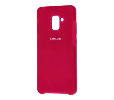 Чохол для Samsung Galaxy A8+ 2018 (A730) Silky Soft Touch вишневий 1050291