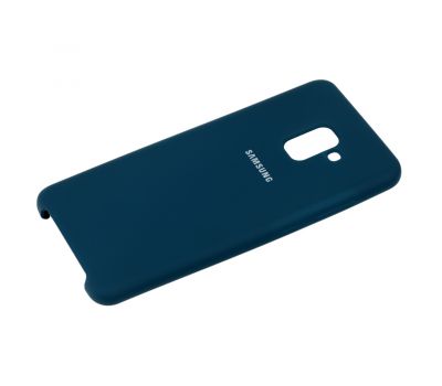 Чохол для Samsung Galaxy A8+ 2018 (A730) Silky Soft Touch морської хвилі 1050316