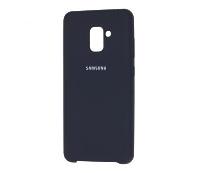 Чохол для Samsung Galaxy A8+ 2018 (A730) Silky Soft Touch темно-синій 1050352