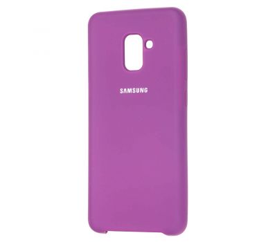 Чохол для Samsung Galaxy A8+ 2018 (A730) Silky Soft Touch бузковий 1050346