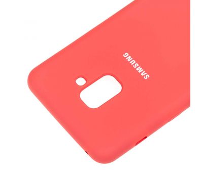 Чохол для Samsung Galaxy A8+ 2018 (A730) Silky Soft Touch кармін 1050301