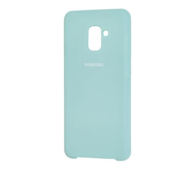 Чохол для Samsung Galaxy A8+ 2018 (A730) Silky Soft Touch бірюзовий 1050285