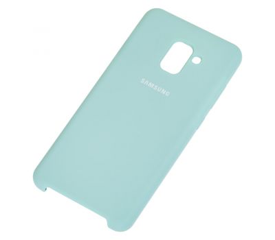 Чохол для Samsung Galaxy A8+ 2018 (A730) Silky Soft Touch бірюзовий 1050286