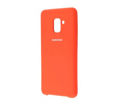 Чохол для Samsung Galaxy A8+ 2018 (A730) Silky Soft Touch помаранчевий