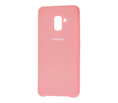 Чохол для Samsung Galaxy A8+ 2018 (A730) Silky Soft Touch пудра