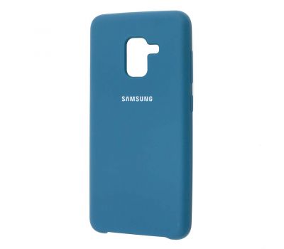 Чохол для Samsung Galaxy A8 2018 (A530) Silky Soft Toch синій