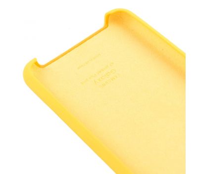 Чохол для Samsung Galaxy A8+ 2018 (A730) Silky Soft Touch жовтий 1055214