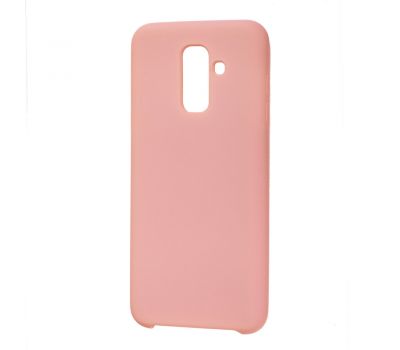 Чохол для Samsung Galaxy A6+ 2018 (A605) Silicone світло-рожевий