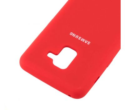 Чохол для Samsung Galaxy A8 2018 (A530) Silky Soft Toch червоний 1055154
