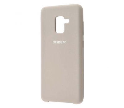 Чохол для Samsung Galaxy A8 2018 (A530) Silky Soft Toch сірий