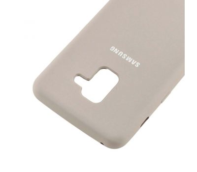 Чохол для Samsung Galaxy A8 2018 (A530) Silky Soft Toch сірий 1055183