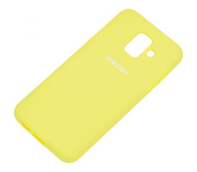 Чохол для Samsung Galaxy A6 2018 (A600) Silicone Full лимонний 1058573