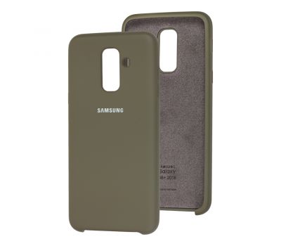 Чохол для Samsung Galaxy A6+ 2018 (A605) Silky Soft Touch оливковий
