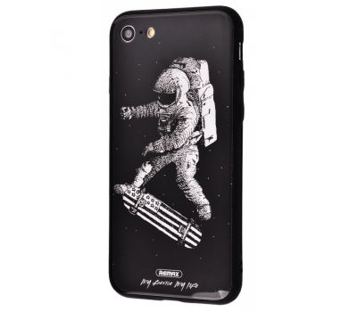 Чохол White Knight для iPhone 7/8 Glass космонавт 1061059