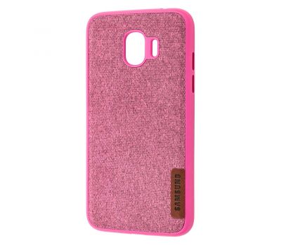 Чохол для Samsung Galaxy J2 2018 (J250) Label Case Textile рожевий