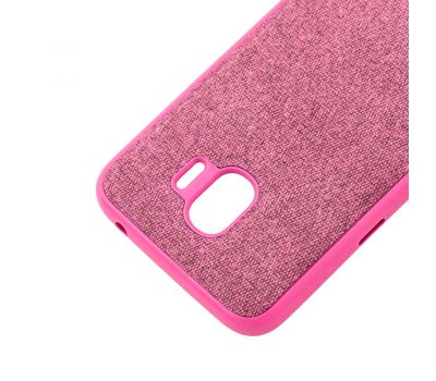 Чохол для Samsung Galaxy J2 2018 (J250) Label Case Textile рожевий 1062832