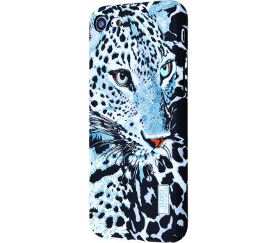 Чохол Luxo Face для iPhone 7/8 неоновий гепард білий 1067331