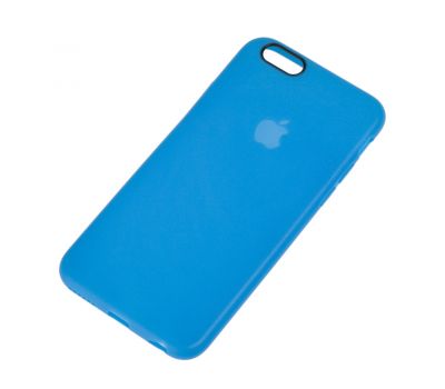 Чохол для iPhone 6 прогумований блакитний 1068858