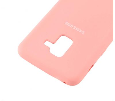 Чохол для Samsung Galaxy A8 2018 (A530) Silky Soft Toch світло-рожевий 107511