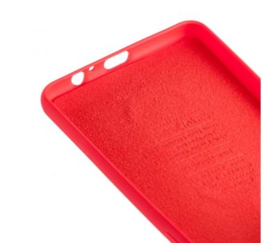 Чохол для Samsung Galaxy A8+ 2018 (A730) Silicone cover червоний 1073032
