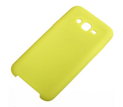 Чохол для Samsung Galaxy J7 (J700) Silicone жовтий 1073043