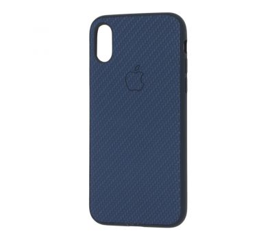 Чохол Carbon New для iPhone Xr синій 1075515