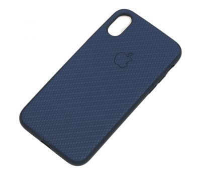 Чохол Carbon New для iPhone Xr синій 1075516