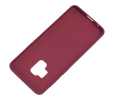 Чохол для Samsung Galaxy S9 (G960) Carbon New темно-червоний 1075172