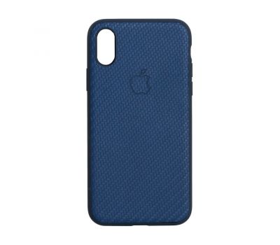Чохол Carbon New для iPhone Xs Max синій 1075530
