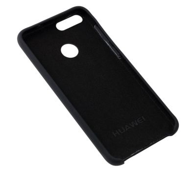 Чохол для Huawei P Smart Silky Soft Touch "чорний" 1076494