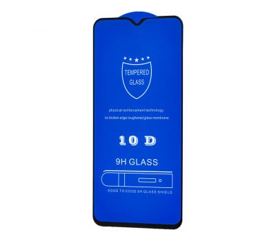 Захисне скло 10D для Xiaomi Redmi Note 8 Pro Full Glue чорне (OEM)