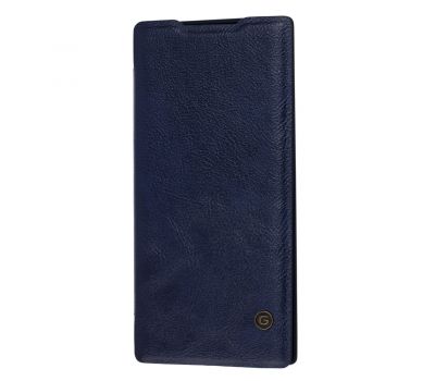 Чохол книжка Samsung Galaxy Note 10+ (N975) G-Case Vintage Business синій