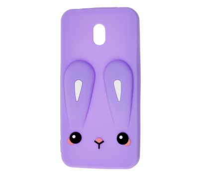 Чохол 3D для Xiaomi Redmi 8A Rabbit фіолетовий
