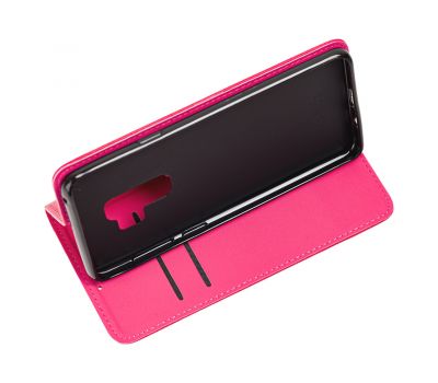 Чохол книжка Samsung Galaxy S9+ (G965) Black magnet рожевий 1090986