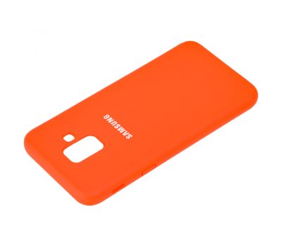 Чохол для Samsung Galaxy A6 2018 (A600) Silicone Full помаранчевий 1093353