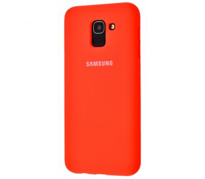 Чохол для Samsung Galaxy A6 2018 (A600) Silicone Full помаранчевий