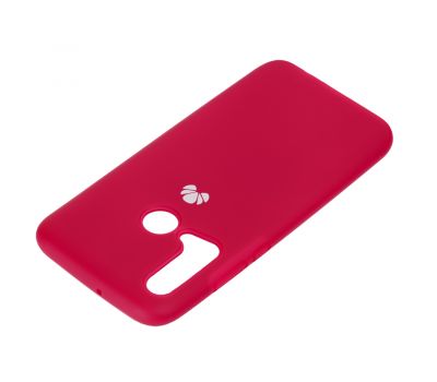 Чохол для Huawei P20 Lite 2019 Silicone Full рожево-червоний 1093875