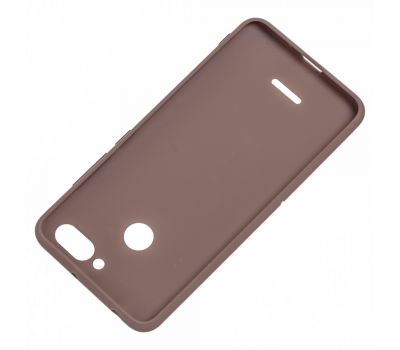 Чохол для Xiaomi Redmi 6 Carbon New світло-коричневий 1094723