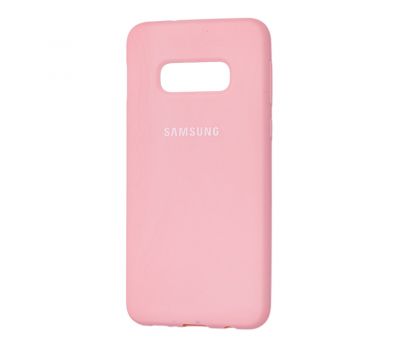 Чохол Samsung Galaxy S10e (G970) Silicone cover рожевий