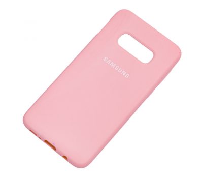 Чохол Samsung Galaxy S10e (G970) Silicone cover рожевий 1097490