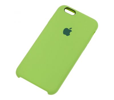 Чохол Silicone для iPhone 6 / 6s case зелений 1099474