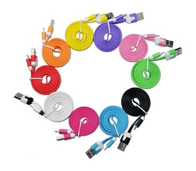 USB Data-cable for iPhone 3G/4G/4S violet(AD-008)